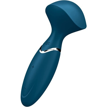 Vibrator masaj, Satisfyer, Mini Wand-er, albastru
