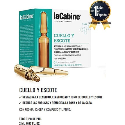 Set fiole tratament La Cabine, pentru gât și decolteu, 10 x 2ml