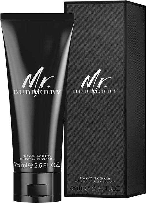 Scrub de față Burberry Mr. Burberry, exfoliant și de curățare, 75 ml