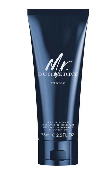 Cremă de bărbierit Burberry Mr. Burberry Indigo, pentru bărbați, 75 ml