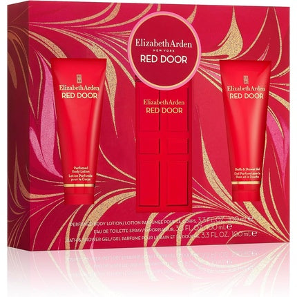 Set Parfum, Elizabeth Arden, Red Door, 3 piese, roșu
