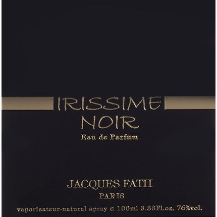 Jacques Fath Irissime Noir Eau de Parfum, 100ml, sticlă neagră