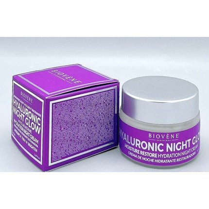 Cremă de noapte Biovène Hyaluronic Night Glow, 50 ml, Expiră 12/2024