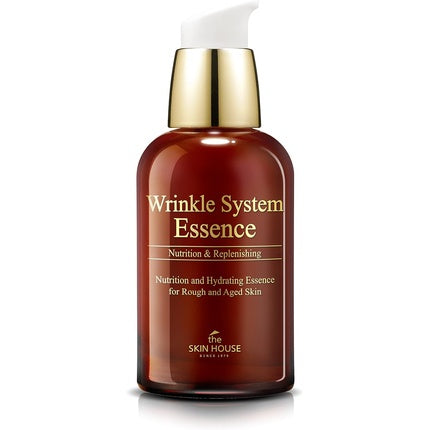 Ser anti-îmbătrânire, The Skin House, Wrinkle System Essence, maro, 50ml