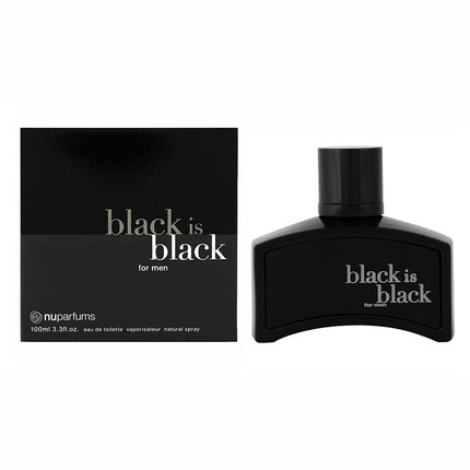 Parfum de France Black is Black Homme Eau de Toilette Spray, 100ml