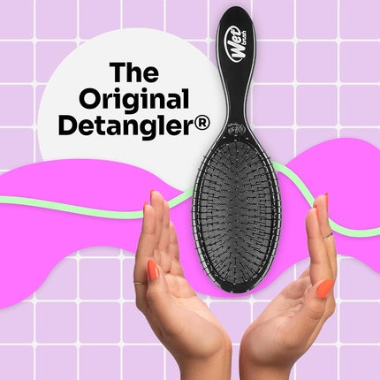 Perie De Păr, Wet Brush, Detangler, Roz Glitter
