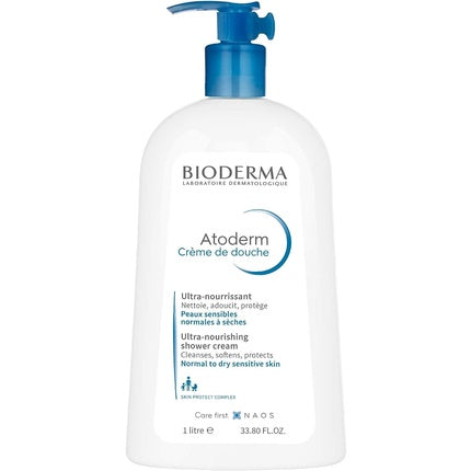 Cremă de duș ultra-nutritivă, Bioderma, Atoderm, 1000ml