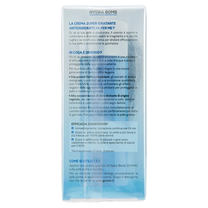 Cremă zi, Garnier Hydra Bomb, 50ml, antioxidant