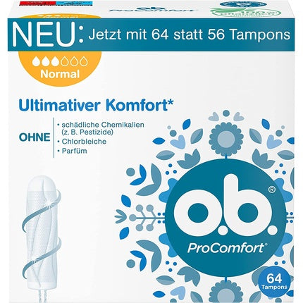 Ob Tampons Pro Comfort Normal, 64 buc