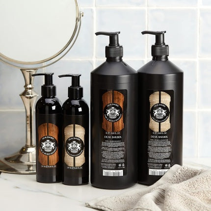 Condiționar Păr și Barbă, Dear Barber, Nourishing and Softening, 1L, Negru