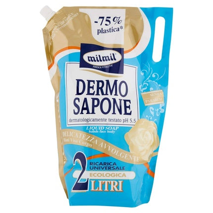 Săpun lichid Milmil Dermo Liquid Soap, 2000ml, Refil