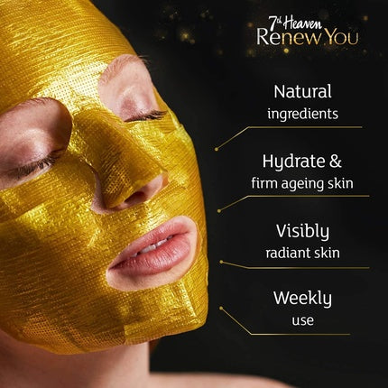 Masca tip servetel, 7th Heaven, 24k Gold, fermitate, 30g