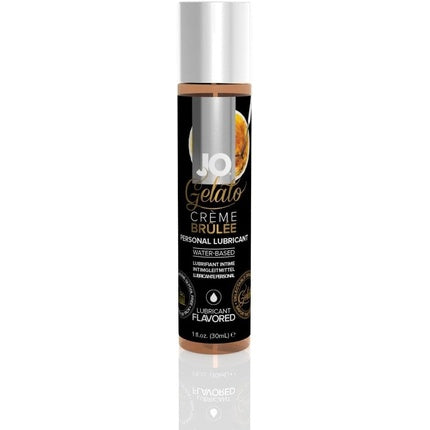 Lubrifiant intim, System Jo, JO Gelato Creme Brulee, gust cremă brulée, 30 ml