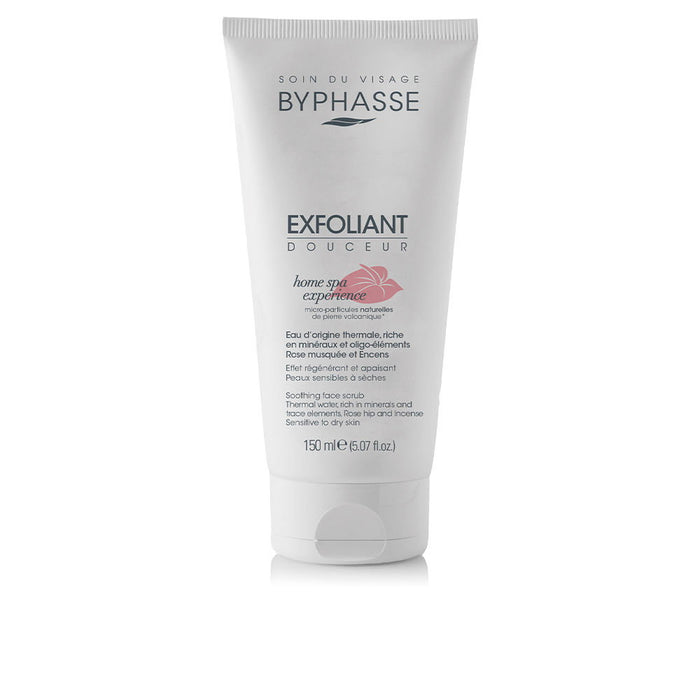 Scrub exfoliant Byphasse Home Spa, calmant, pentru față, 150 ml, tester