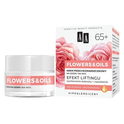 Cremă antirid, Aa, 65+, efect lifting, 50 ml