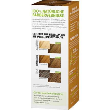 Pudră vopsea de păr vegetală Sante Naturkosmetik Terra 04, 130 g