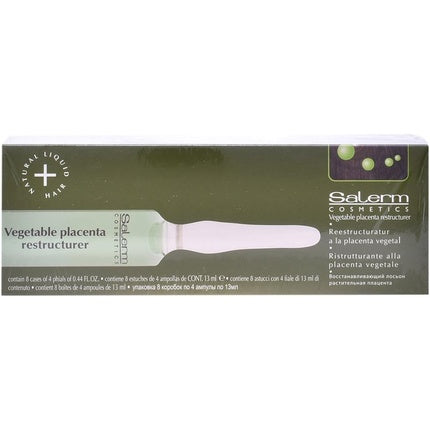 Restructurant păr Salerm, Vegetable Placenta, 32x13ml, verde