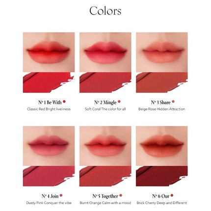 Lip & Cheek Stain, Unleashia, Hug Velvet N°5, roșu