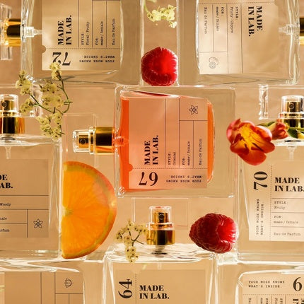 Made In Lab Women's Perfume, Eau De Parfum, 100ml, transparent cu dop auriu