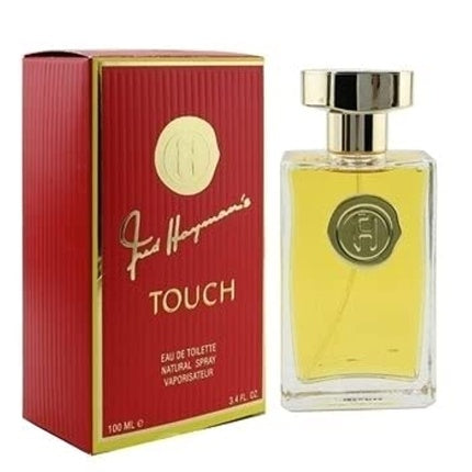 Perfumă Fred Hayman's Touch, Eau de Toilette Spray, 100 ml, Sticlă transparentă cu dop auriu