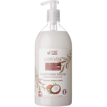Gel de duș Mkl Green Nature Cosm'ethik Surgras Sri Lanka Coconut, 1L