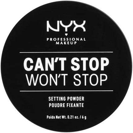 Pudră fixatoare NYX Professional Makeup Can't Stop Won't Stop Medium Deep 6g