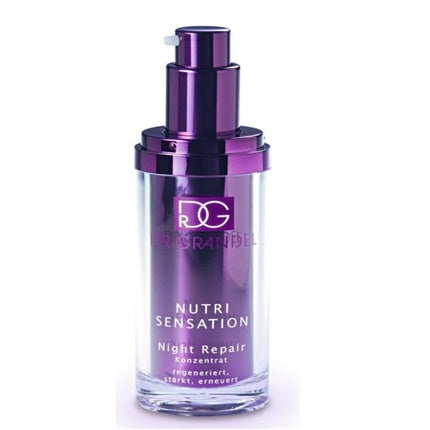 Cremă de noapte Dr. Grandel NU Night Repair, 30ml, sticlă cu pompă violet