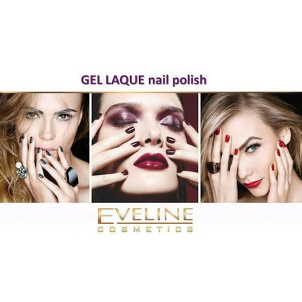 Gel de unghii Eveline, Gel Laque, Nr.92, roșu, 8ml