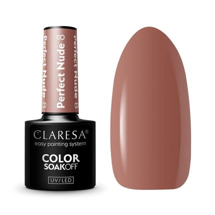 Lac de unghii UV, Claresa, Perfect Nude, 5ml