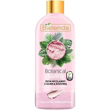 Demachiant micelar, Bielenda, argilă roz, 500ml