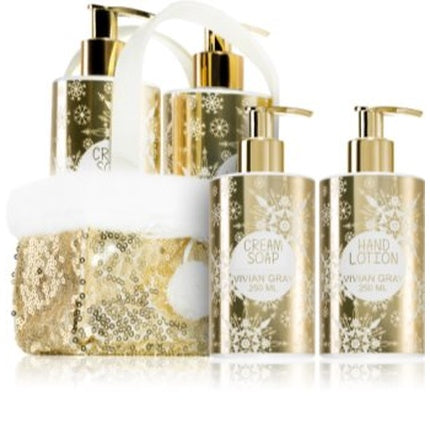 Set Cadou Parfum Vivian Gray - Golden Glitters Vanilla Patchouli