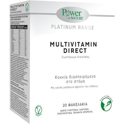 Multivitamin Direct, Power Health Platinum Range, 20 Plicuri