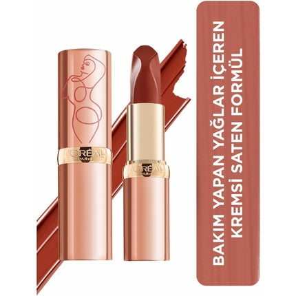 Ruj L'Oréal Paris Color Riche Satin Smooth, 182 Extreme, Culoare Roșu-Portocaliu
