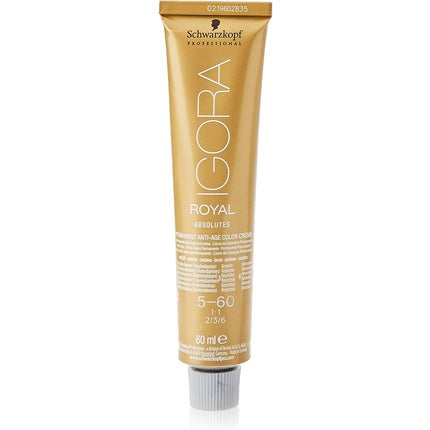 Vopsea de păr, Igora Royal, Schwarzkopf IR Absolutes 5-60 Maro, 60ml