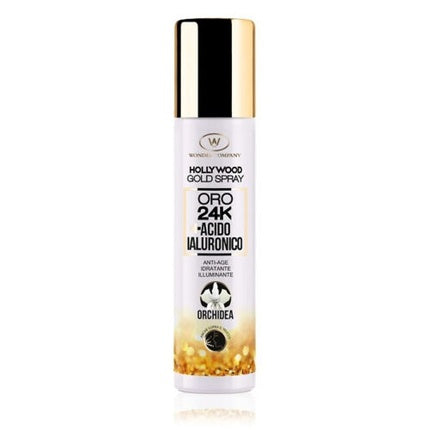 Spray Facial cu Aur și Acid Hialuronic - Hollywood Gold 24KT Face Spray, Wonder Co.