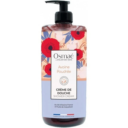 Cremă de duș Osmae Avoine Poudrée, 1L, cu lapte de ovăz