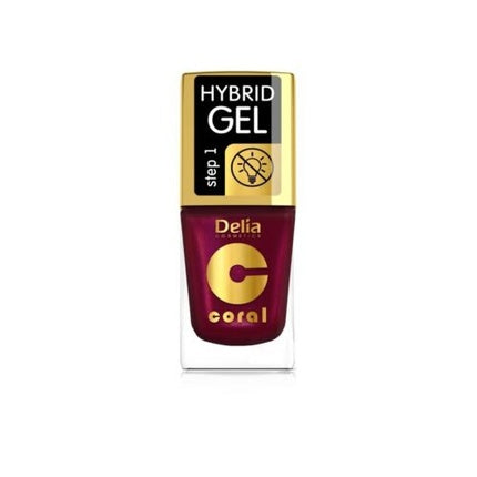 Gel Polish, Delia Coral Hybrid Gel No. 61 Pearl Raspberry, 11ml