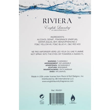 Eau de Toilette, English Laundry, Riviera, 100ml