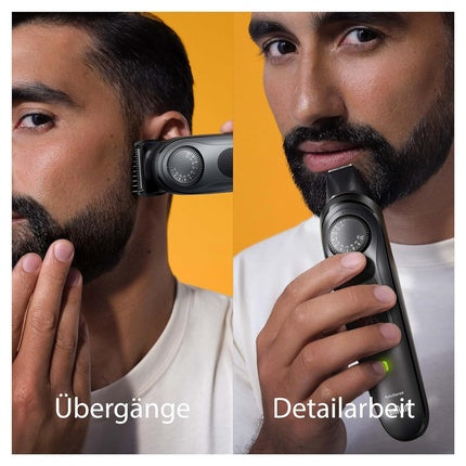 Trimmer barbă, Braun, BT7440, negru