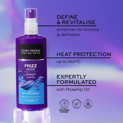 Spray de styling zilnic, John Frieda, Dream Curls, 200ml