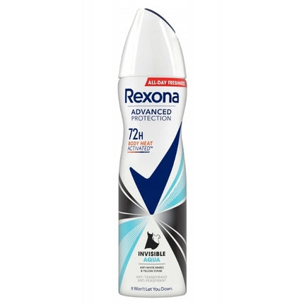 Rexona Advanced Protection Invisible Aqua Antiperspirant spray 150 ml, alb, albastru