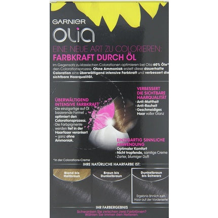 Vopsea de păr Garnier Olia 1.0 Negru, cutie 3 bucăți
