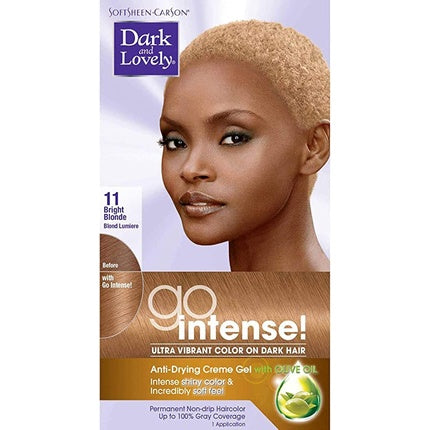 Dark & Lovely Go Intense Color 11 Bright Blonde, 180 g
