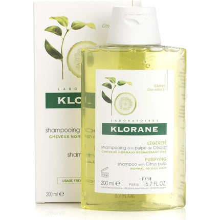 Șampon Klorane, Pulpă de Lămâie, 200 ml