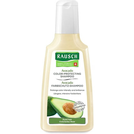 Șampon Rausch Avocado, Protecție Culoare, fără siliconi și parabeni, vegan, 200ml