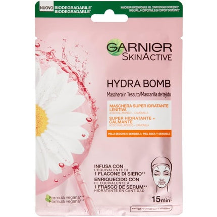 Masca servetel hidratanta Garnier SkinActive Hydra Bomb, 32g