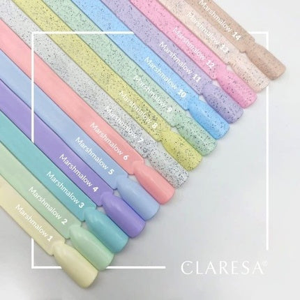 Lac de unghii UV, Claresa, Marshmallow, sclipici