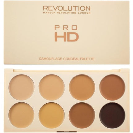 Paletă Machiaj, Makeup Revolution, Ultra Pro HD, nuanțe medii-închise