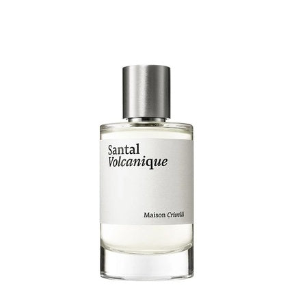 Eau de Parfum Maison Crivelli Santal Volcanique 100ml sticlă transparentă capac gri metalizat