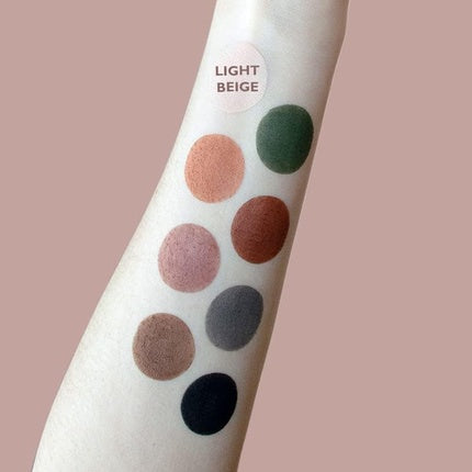 Pudră compactă, Boho Green Make-Up, Organic Mate Eye Shadow, Light Beige
